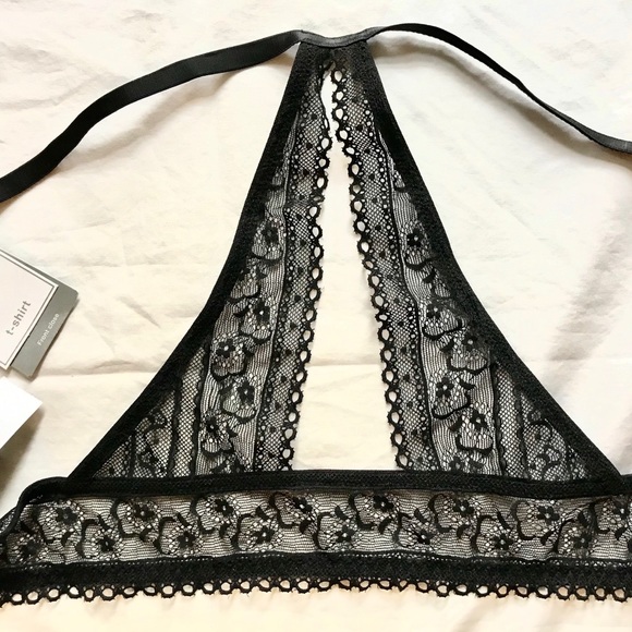 N/A - Sold! | GAP T-Shirt BRA ~Front Close LACE Back 34A~Blk~NEW - Picture 4 of 5